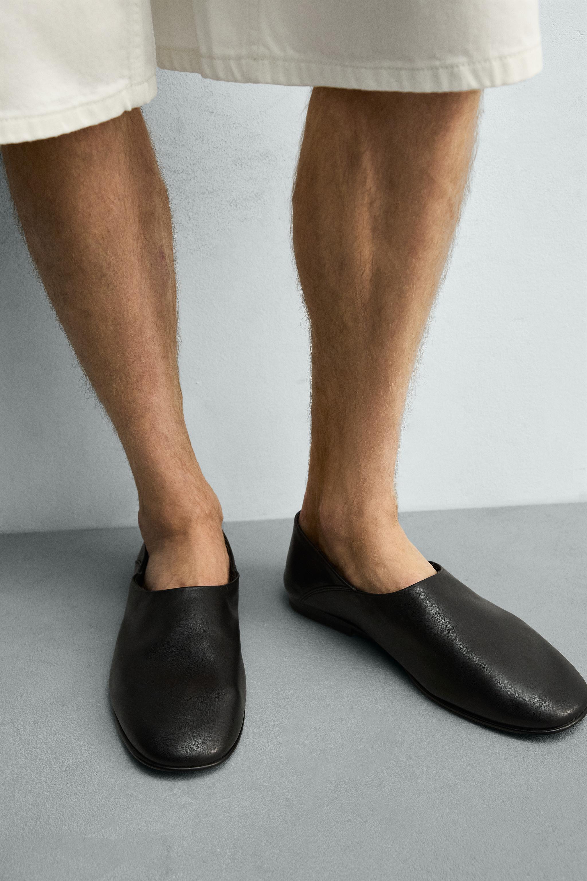 LEATHER LOAFERS